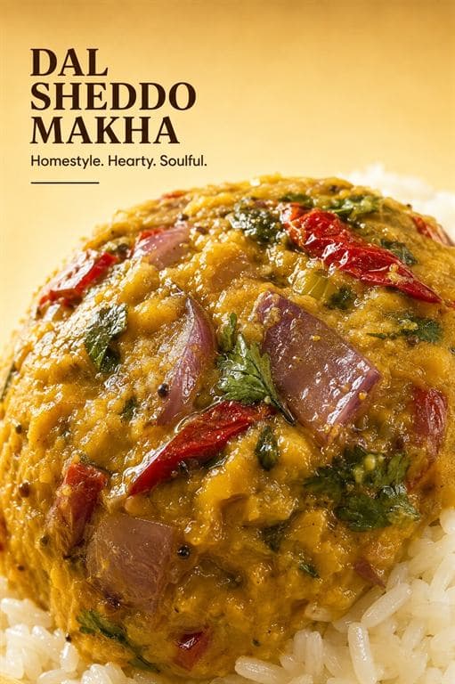 Dal Sheddo Makha / Bengali Lentil Mash