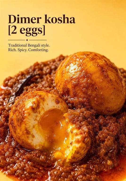 Dim Kosha with Aloo [2 Eggs]