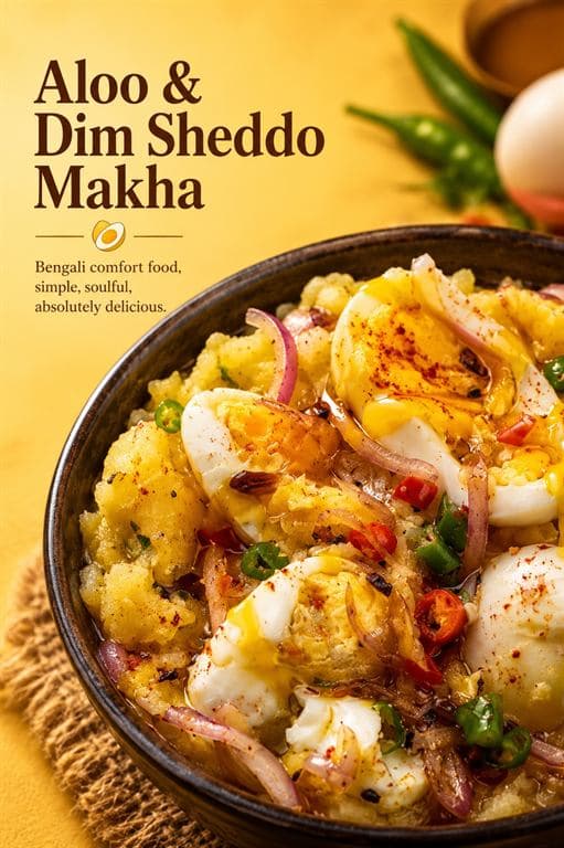 Dim Sheddo Makha / Bengali Egg Mash