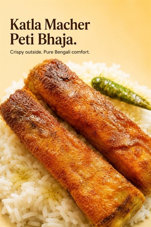 Katla Peti Bhaja / Katla Fish Fry