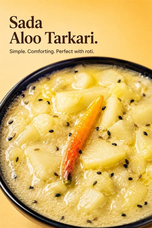 Sada Aloo Tarkari / Bengali Potato Curry